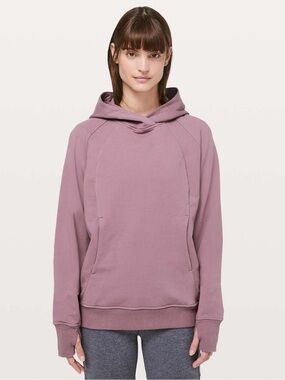 Lululemon Scuba Pullover Size 12 Figue Pink Dusty Rose